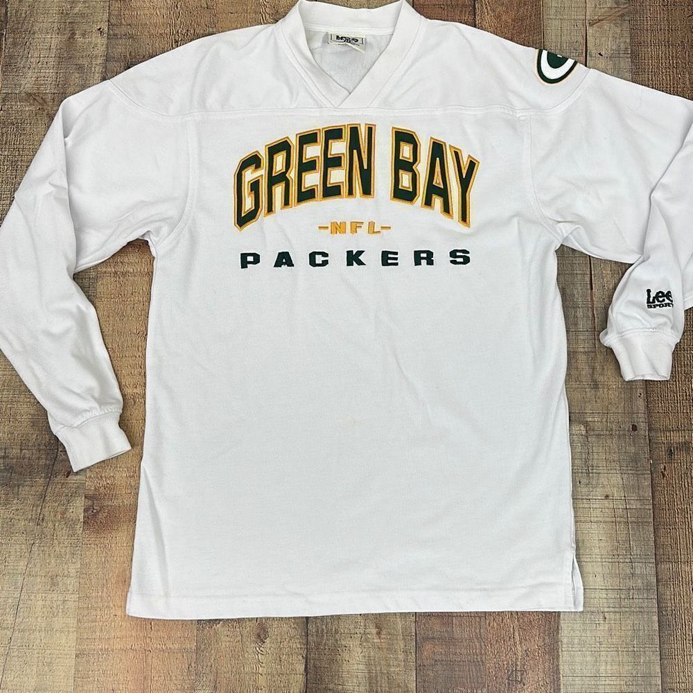 Vintage Lee Sport Green Bay Packers Long Sleeve Shirt